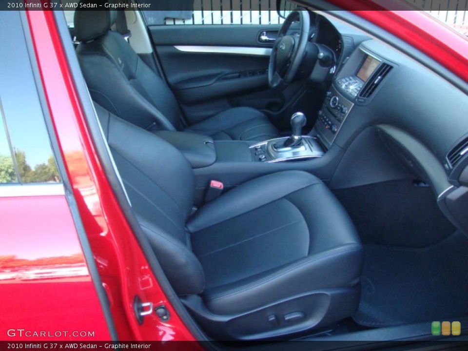 Graphite Interior Photo for the 2010 Infiniti G 37 x AWD Sedan #41604225