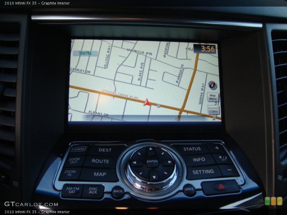 Graphite Interior Navigation for the 2010 Infiniti FX 35 #41604541