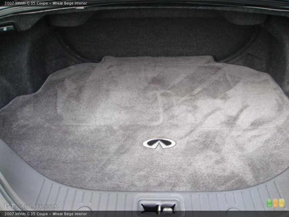 Wheat Beige Interior Trunk for the 2007 Infiniti G 35 Coupe #41605093