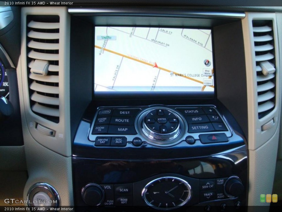 Wheat Interior Controls for the 2010 Infiniti FX 35 AWD #41605413