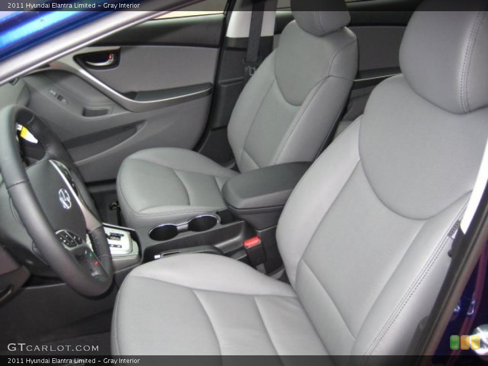 Gray Interior Photo for the 2011 Hyundai Elantra Limited #41605877