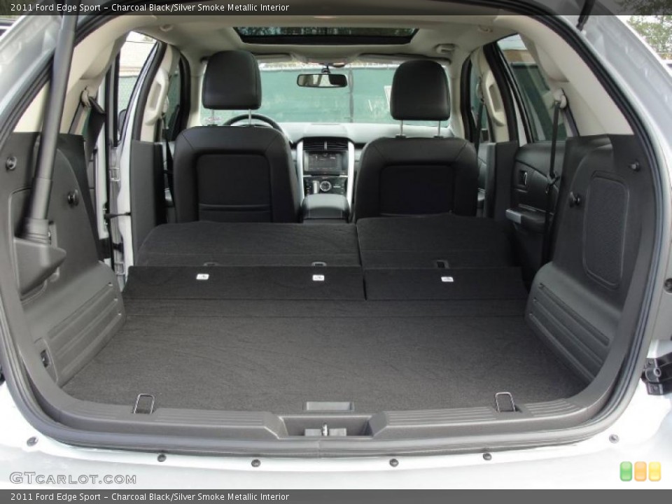 Charcoal Black/Silver Smoke Metallic Interior Trunk for the 2011 Ford Edge Sport #41606153