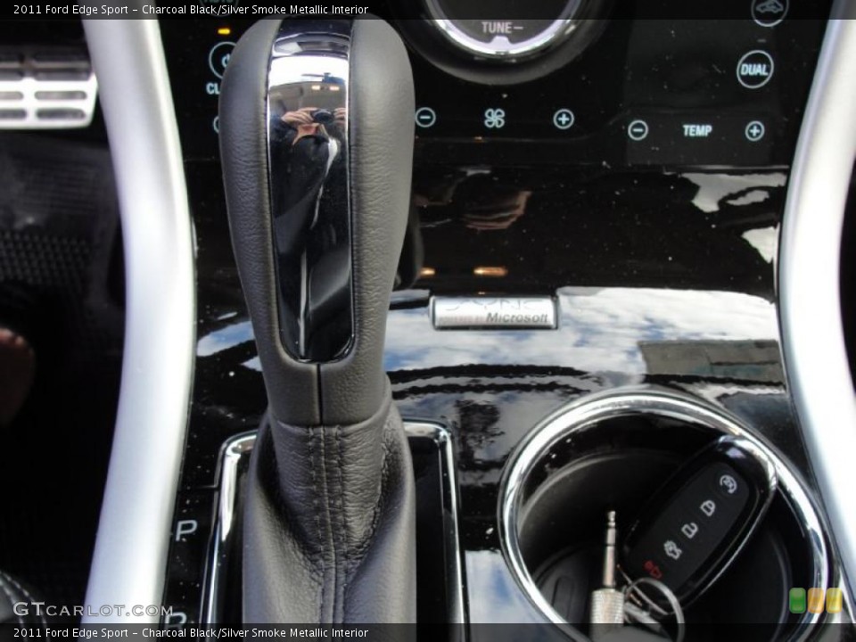 Charcoal Black/Silver Smoke Metallic Interior Transmission for the 2011 Ford Edge Sport #41606473