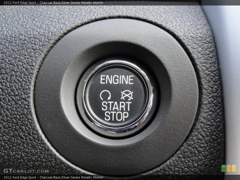 Charcoal Black/Silver Smoke Metallic Interior Controls for the 2011 Ford Edge Sport #41606493