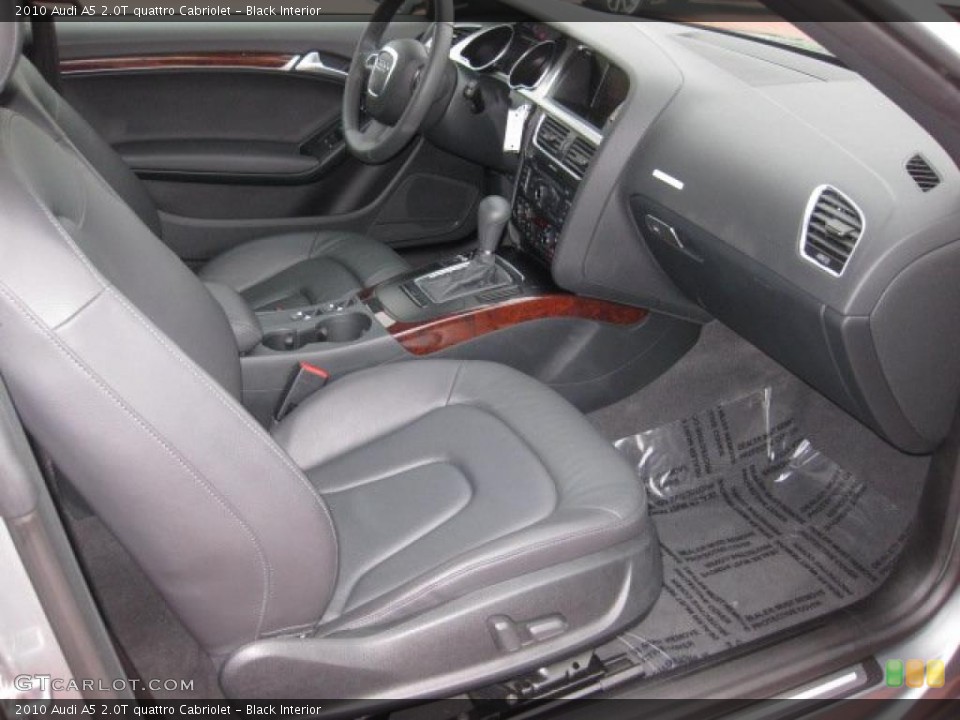 Black Interior Photo for the 2010 Audi A5 2.0T quattro Cabriolet #41606573