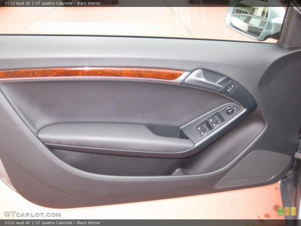 Black Interior Door Panel for the 2010 Audi A5 2.0T quattro Cabriolet #41606693