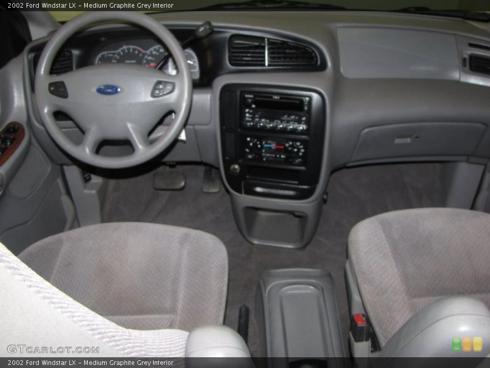 Medium Graphite Grey Interior Dashboard for the 2002 Ford Windstar LX #41606821