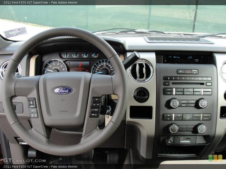 Pale Adobe Interior Controls for the 2011 Ford F150 XLT SuperCrew #41608705