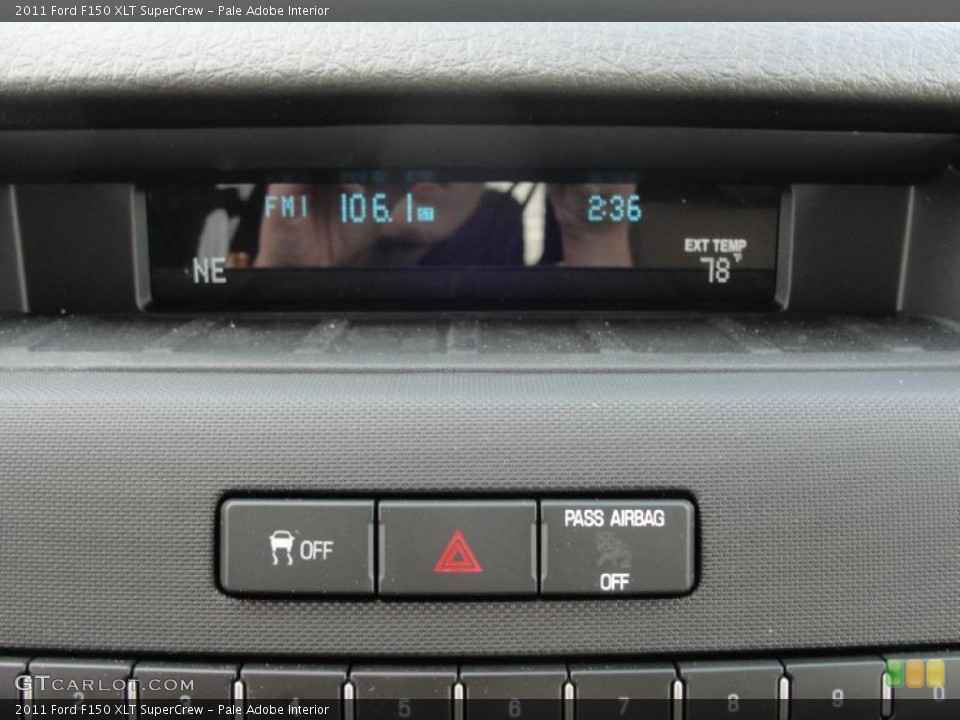 Pale Adobe Interior Controls for the 2011 Ford F150 XLT SuperCrew #41608725