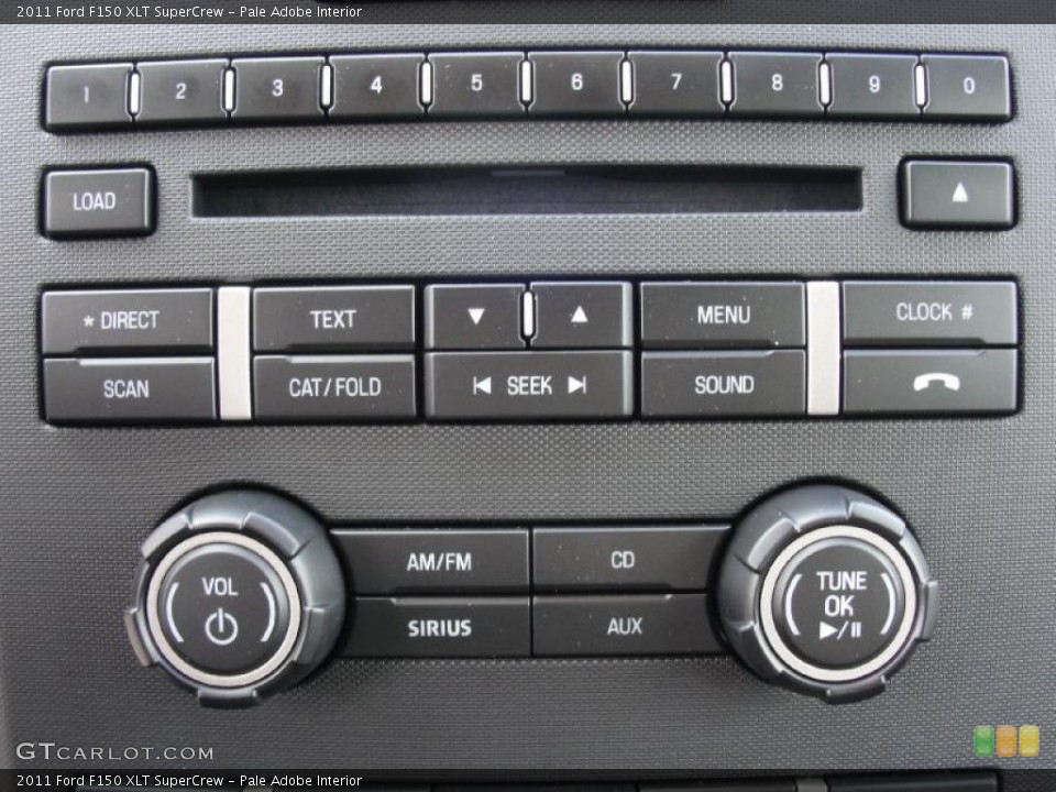 Pale Adobe Interior Controls for the 2011 Ford F150 XLT SuperCrew #41608745