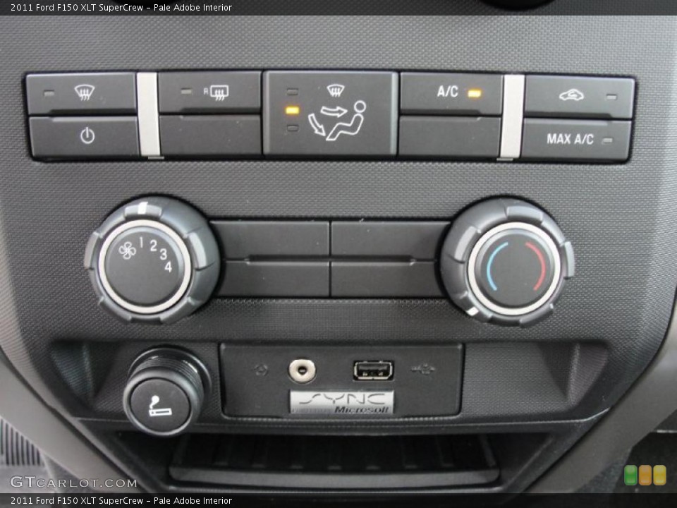 Pale Adobe Interior Controls for the 2011 Ford F150 XLT SuperCrew #41608753