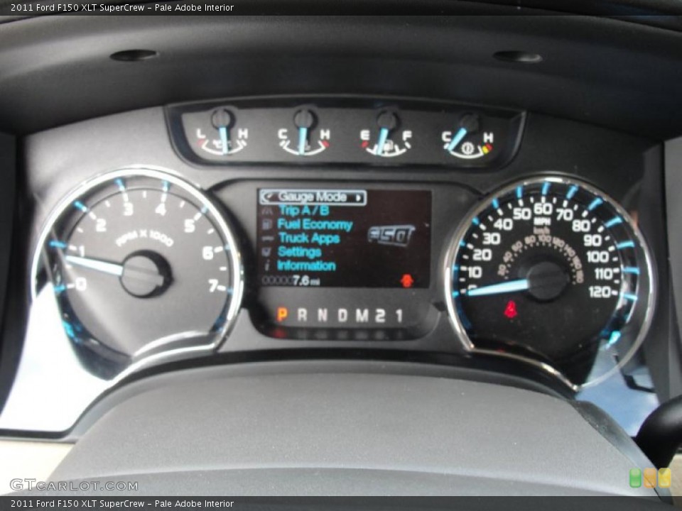 Pale Adobe Interior Gauges for the 2011 Ford F150 XLT SuperCrew #41608809