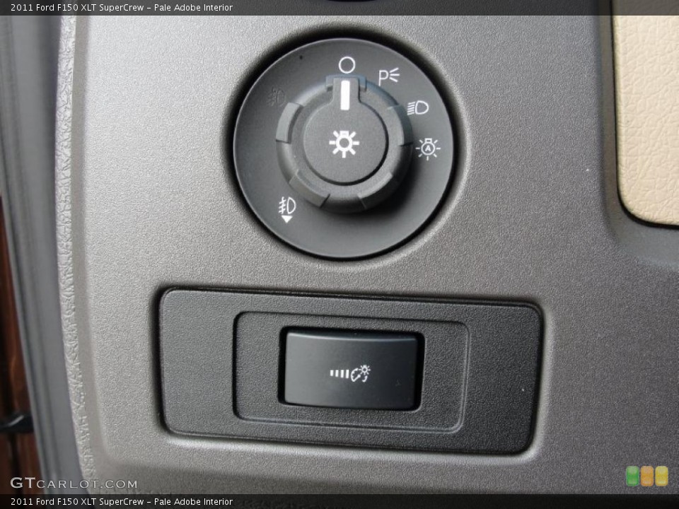 Pale Adobe Interior Controls for the 2011 Ford F150 XLT SuperCrew #41608821