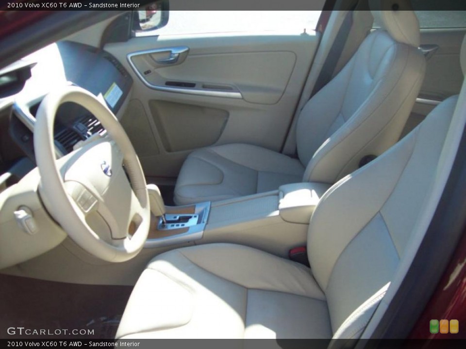 Sandstone Interior Photo for the 2010 Volvo XC60 T6 AWD #41608985