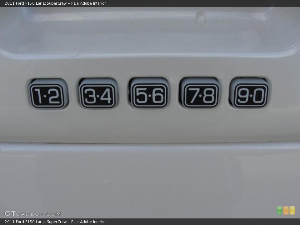 Pale Adobe Interior Controls for the 2011 Ford F150 Lariat SuperCrew #41609209