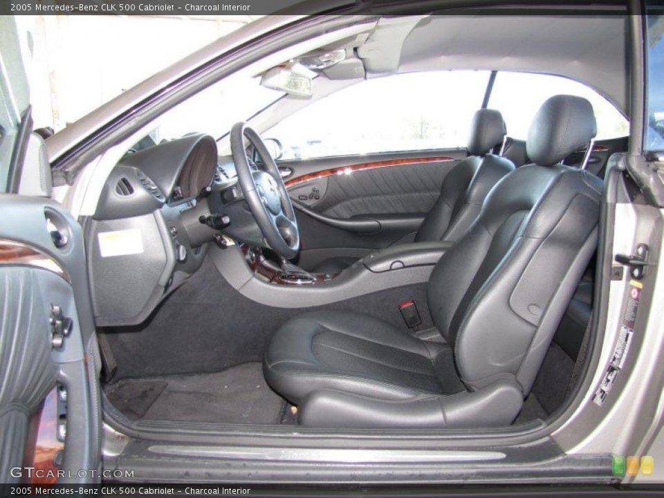 Charcoal Interior Photo for the 2005 Mercedes-Benz CLK 500 Cabriolet #41609473