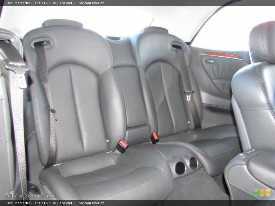 Charcoal Interior Photo for the 2005 Mercedes-Benz CLK 500 Cabriolet #41609517