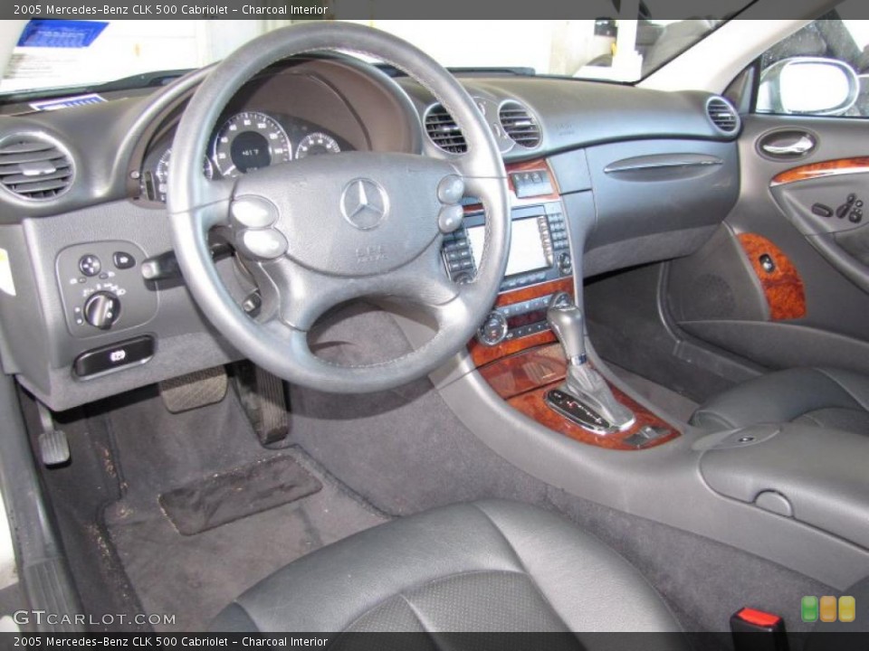 Charcoal Interior Photo for the 2005 Mercedes-Benz CLK 500 Cabriolet #41609541