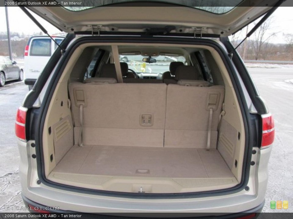 Tan Interior Trunk for the 2008 Saturn Outlook XE AWD #41610904