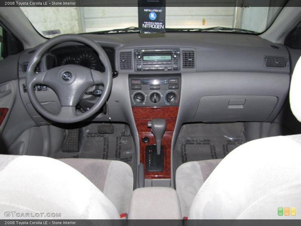 Stone Interior Dashboard for the 2008 Toyota Corolla LE #41611352