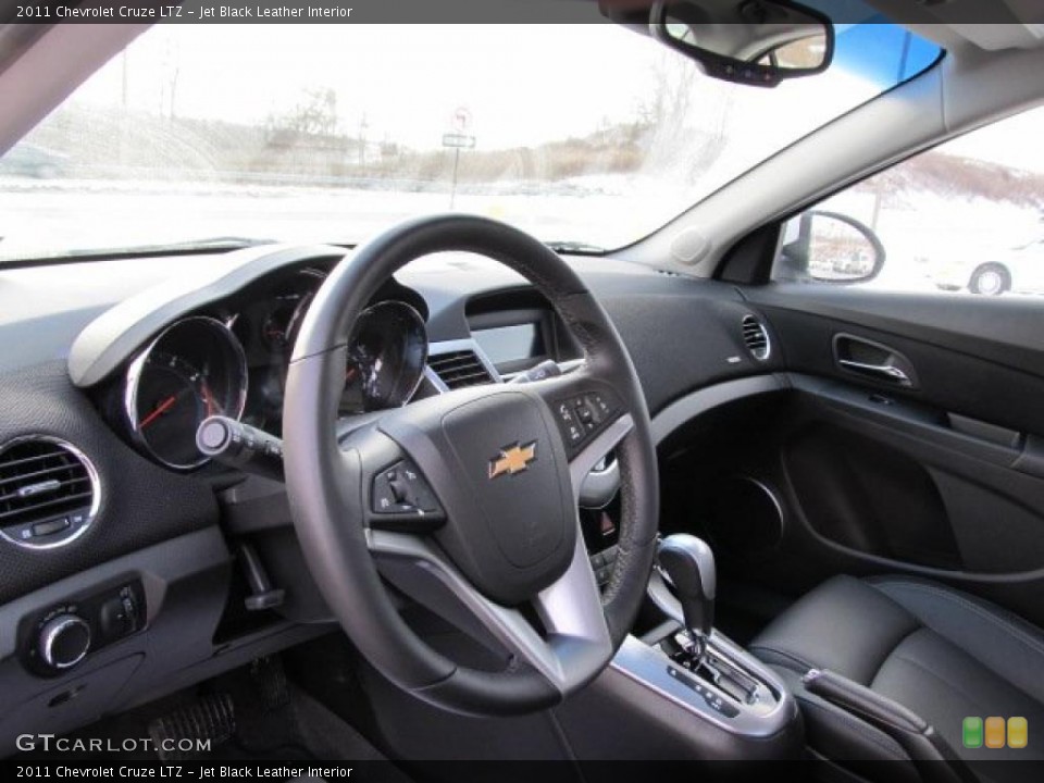 Jet Black Leather Interior Dashboard for the 2011 Chevrolet Cruze LTZ #41613708