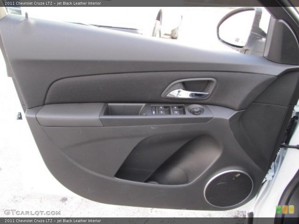 Jet Black Leather Interior Door Panel for the 2011 Chevrolet Cruze LTZ #41613716