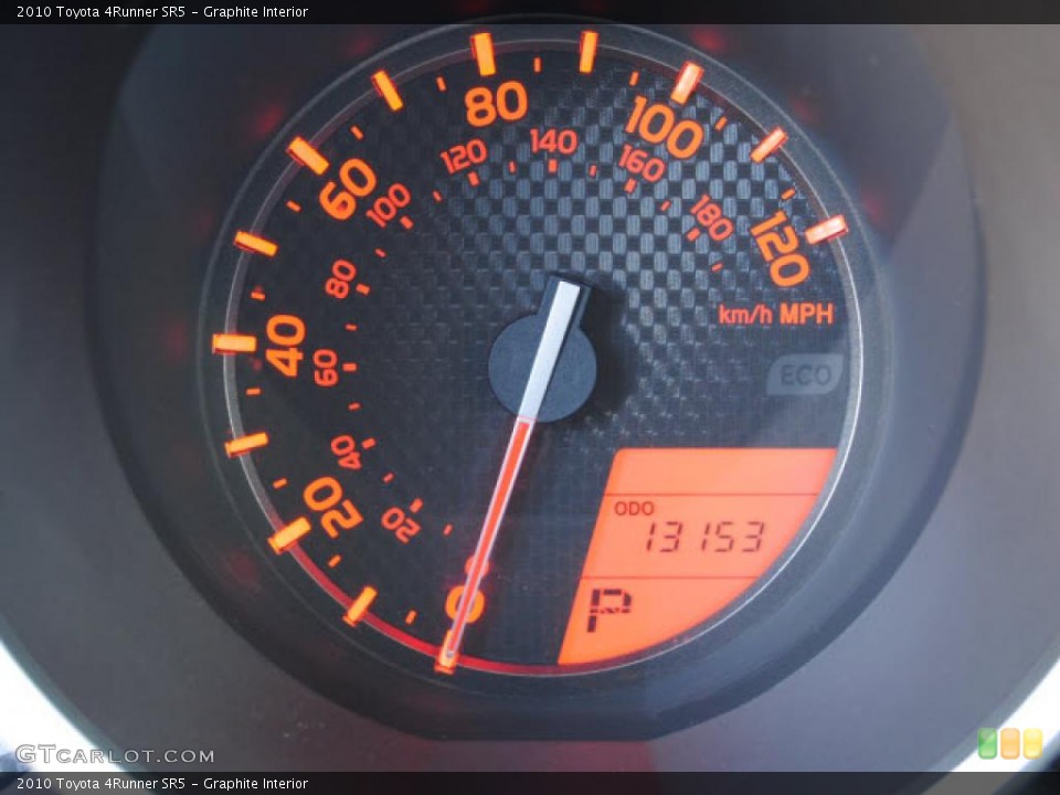 Graphite Interior Gauges for the 2010 Toyota 4Runner SR5 #41615112