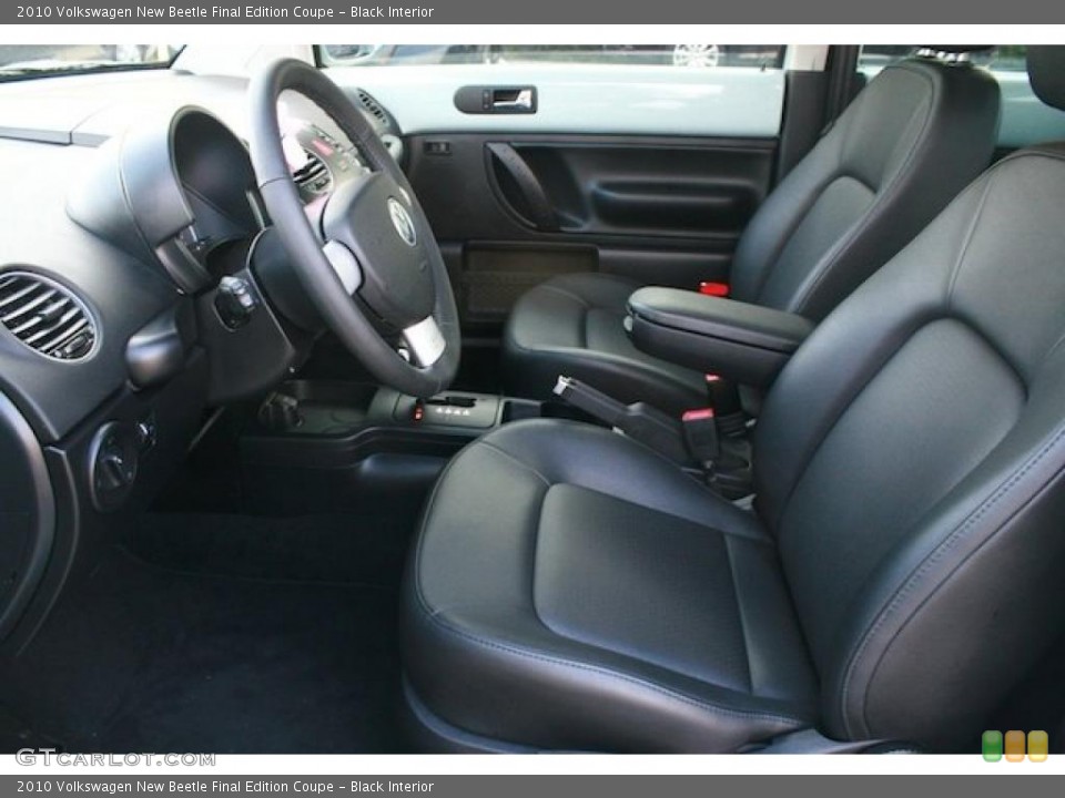 Black Interior Photo for the 2010 Volkswagen New Beetle Final Edition Coupe #41616424