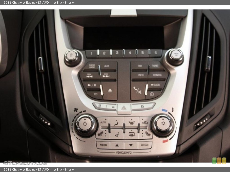 Jet Black Interior Controls for the 2011 Chevrolet Equinox LT AWD #41616804
