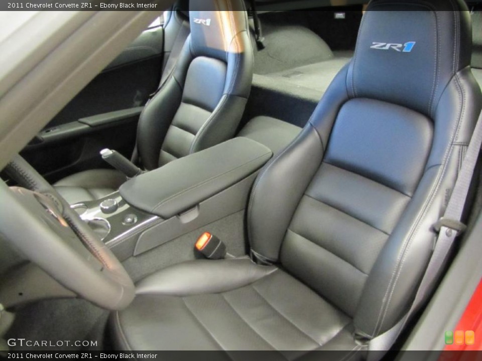 Ebony Black Interior Photo for the 2011 Chevrolet Corvette ZR1 #41617709