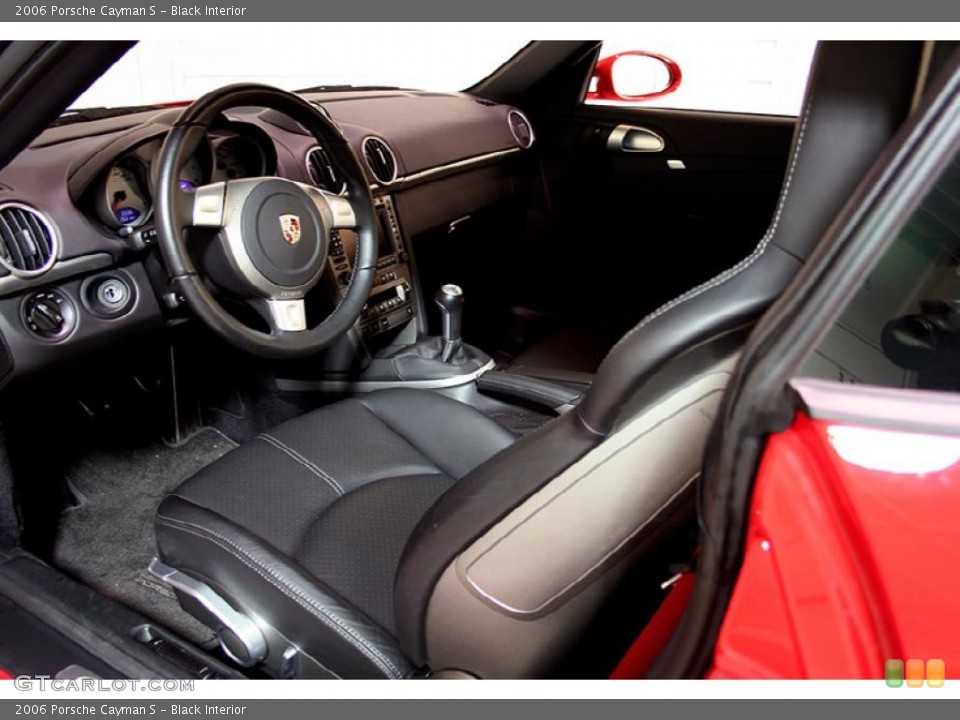 Black Interior Photo for the 2006 Porsche Cayman S #41618749