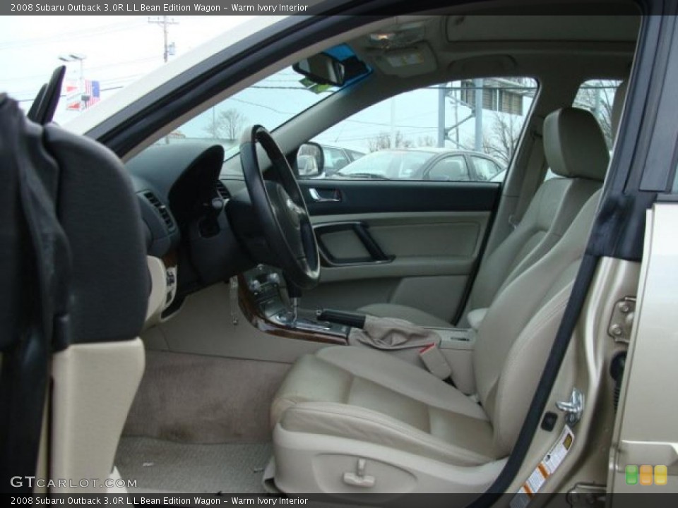Warm Ivory Interior Photo for the 2008 Subaru Outback 3.0R L.L.Bean Edition Wagon #41619446
