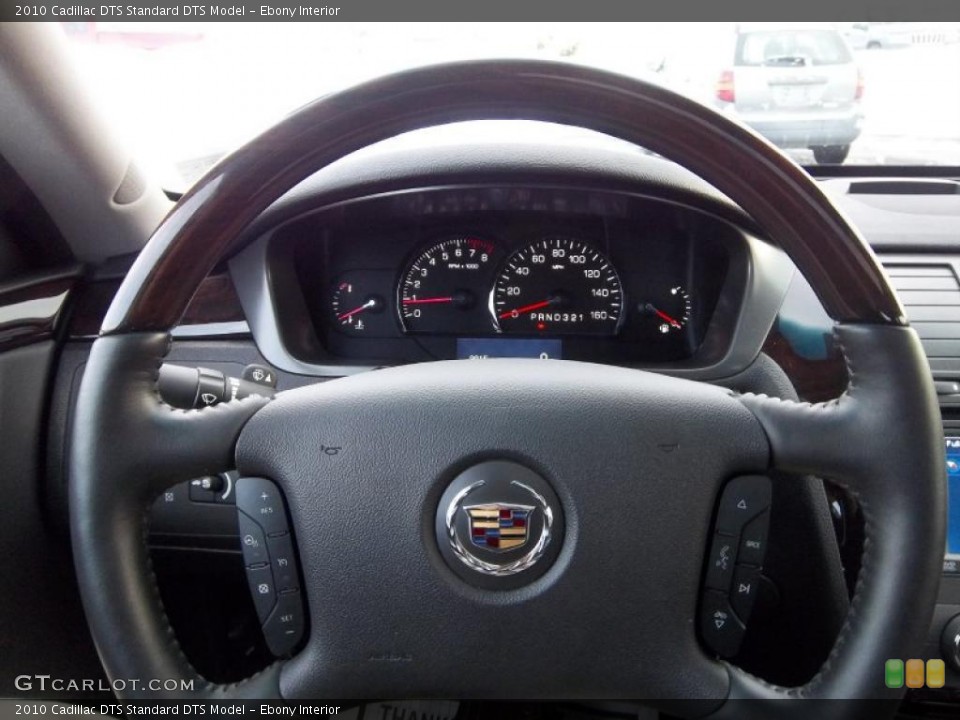 Ebony Interior Steering Wheel for the 2010 Cadillac DTS  #41619794