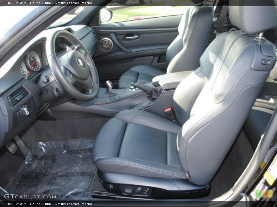 Black Novillo Leather Interior Photo for the 2009 BMW M3 Coupe #41619994