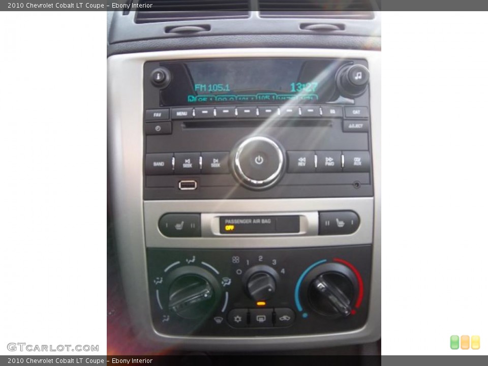 Ebony Interior Controls for the 2010 Chevrolet Cobalt LT Coupe #41620634