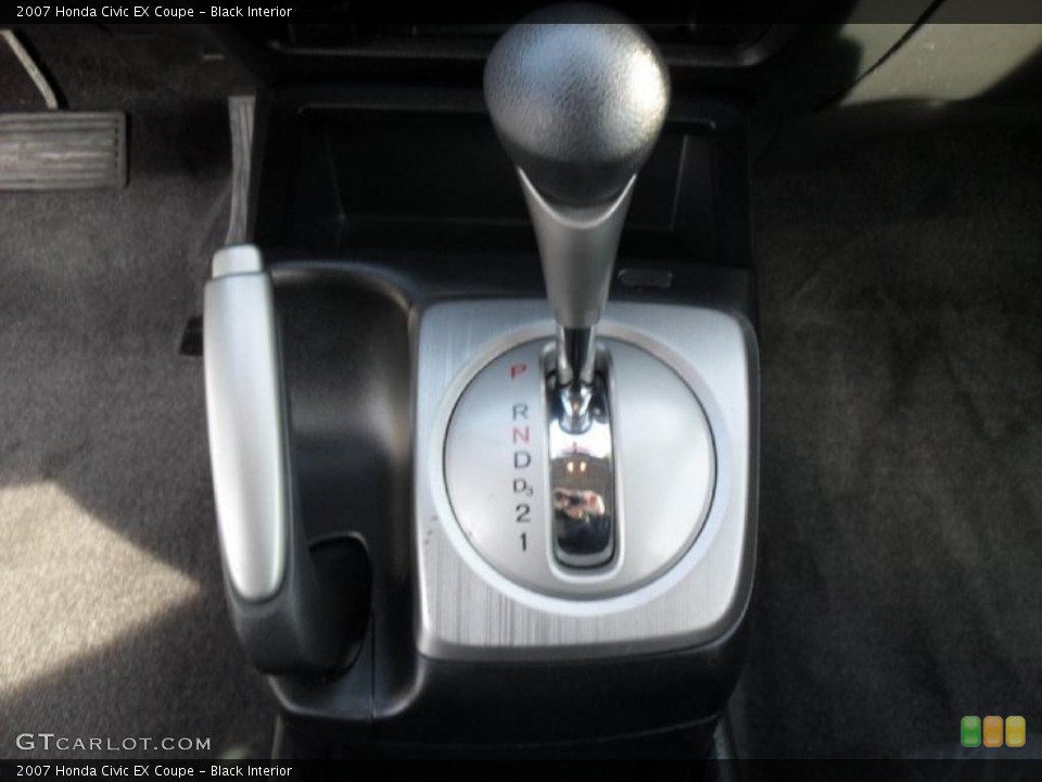 Black Interior Transmission for the 2007 Honda Civic EX Coupe #41622378