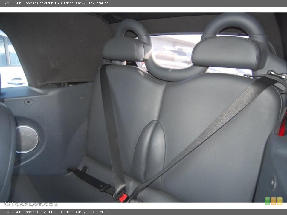 Carbon Black/Black Interior Photo for the 2007 Mini Cooper Convertible #41622442