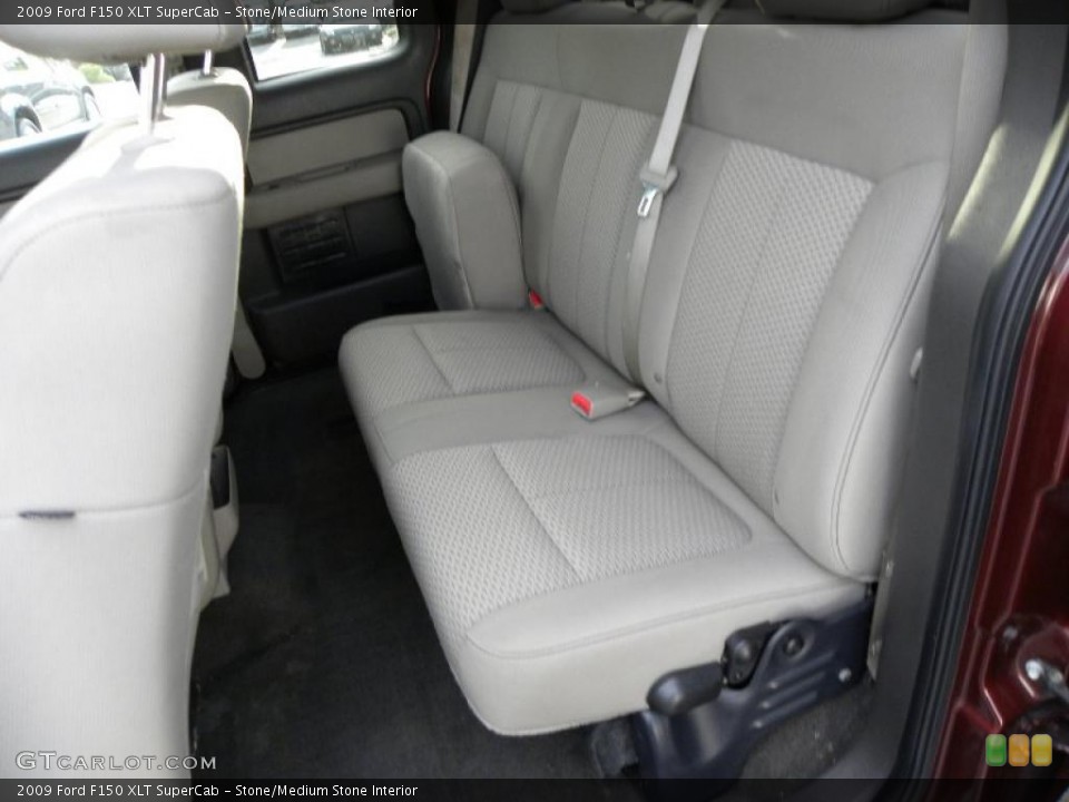 Stone/Medium Stone Interior Photo for the 2009 Ford F150 XLT SuperCab #41624314