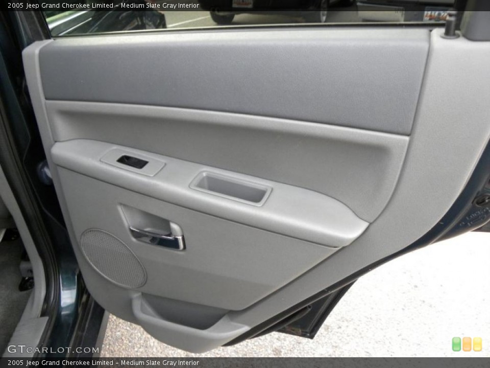 Medium Slate Gray Interior Door Panel for the 2005 Jeep Grand Cherokee Limited #41624666