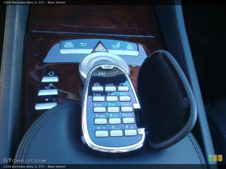 Black Interior Controls for the 2008 Mercedes-Benz CL 550 #41627030
