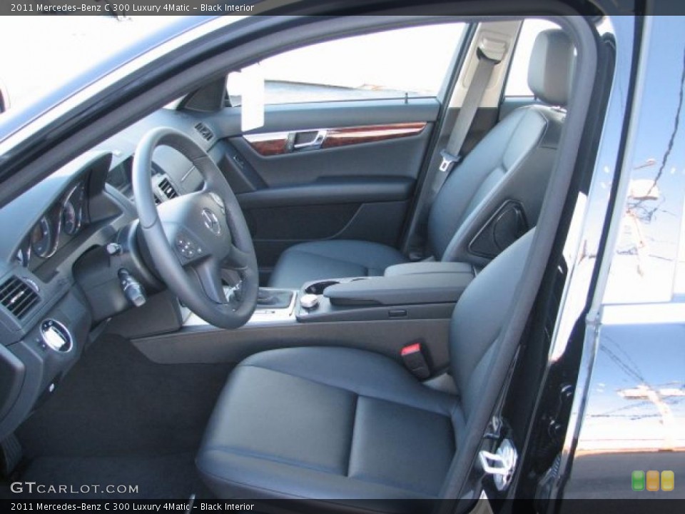 Black Interior Photo for the 2011 Mercedes-Benz C 300 Luxury 4Matic #41627482