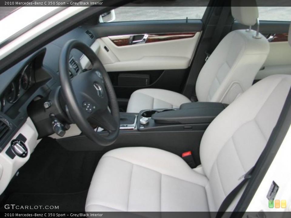 Grey/Black Interior Photo for the 2010 Mercedes-Benz C 350 Sport #41627686