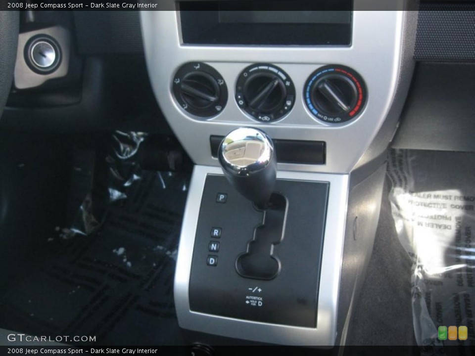 Dark Slate Gray Interior Transmission for the 2008 Jeep Compass Sport #41629165