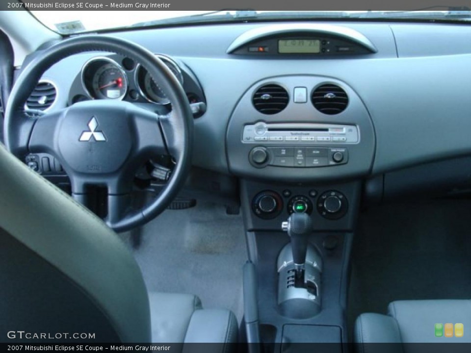 Medium Gray Interior Dashboard for the 2007 Mitsubishi Eclipse SE Coupe #41630309