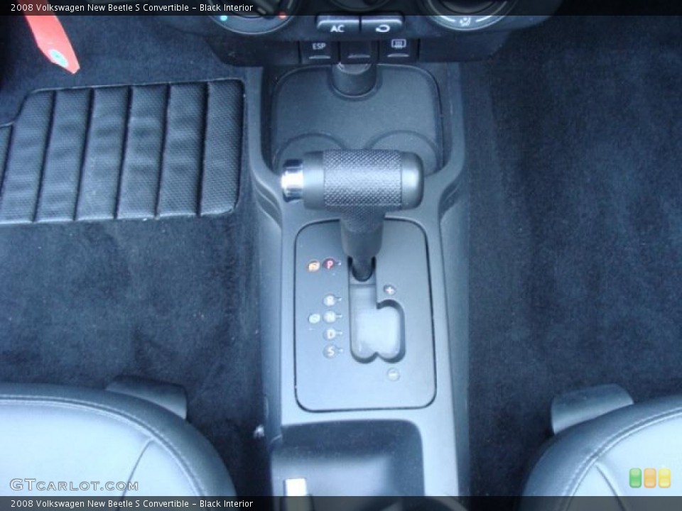 Black Interior Transmission for the 2008 Volkswagen New Beetle S Convertible #41630589