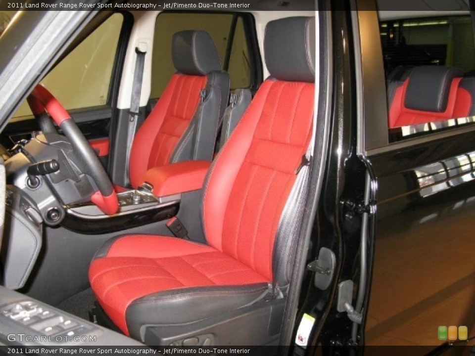 Jet/Pimento Duo-Tone Interior Photo for the 2011 Land Rover Range Rover Sport Autobiography #41633635
