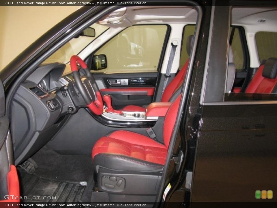 Jet/Pimento Duo-Tone Interior Photo for the 2011 Land Rover Range Rover Sport Autobiography #41633651