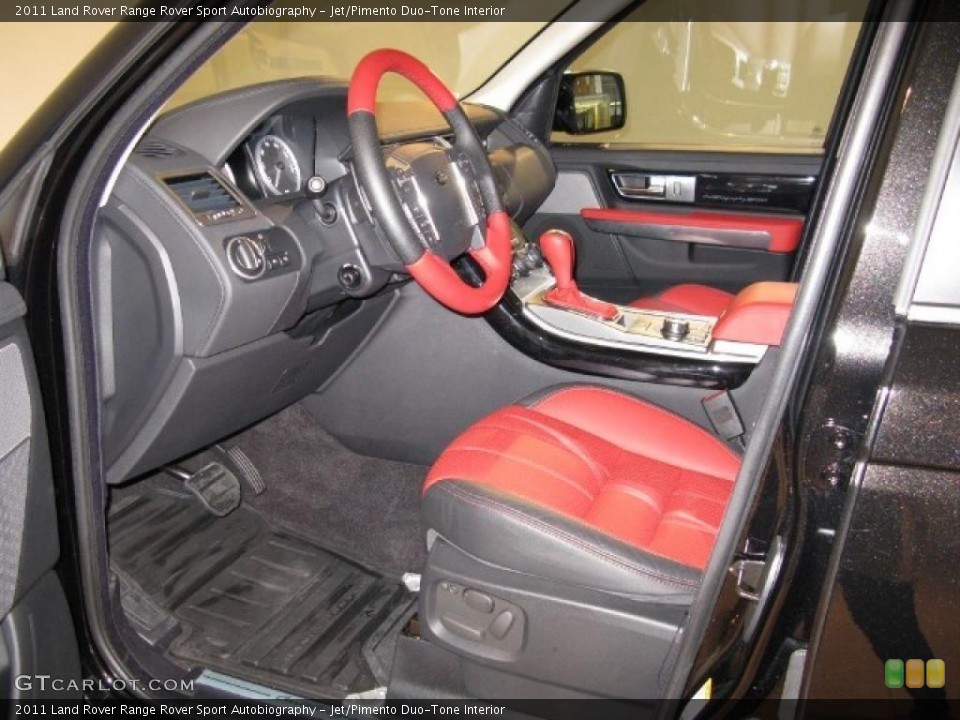 Jet/Pimento Duo-Tone Interior Photo for the 2011 Land Rover Range Rover Sport Autobiography #41633671