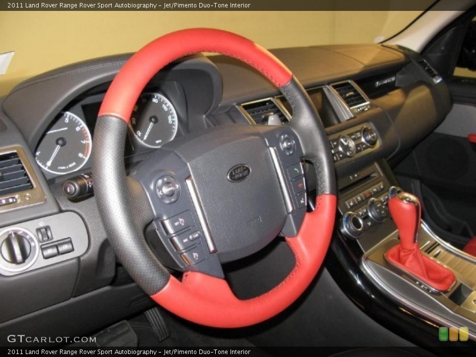 Jet/Pimento Duo-Tone Interior Photo for the 2011 Land Rover Range Rover Sport Autobiography #41633703