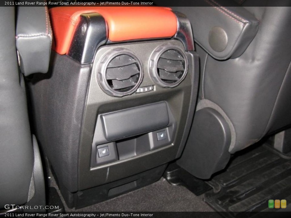 Jet/Pimento Duo-Tone Interior Controls for the 2011 Land Rover Range Rover Sport Autobiography #41633947